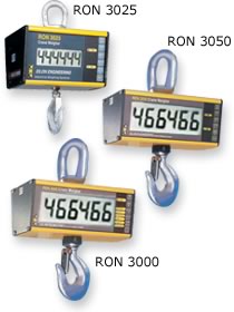 Eilon RON 2501 Hook Crane Scale/Shackle Dynamometer w/Wireless Indicator 
